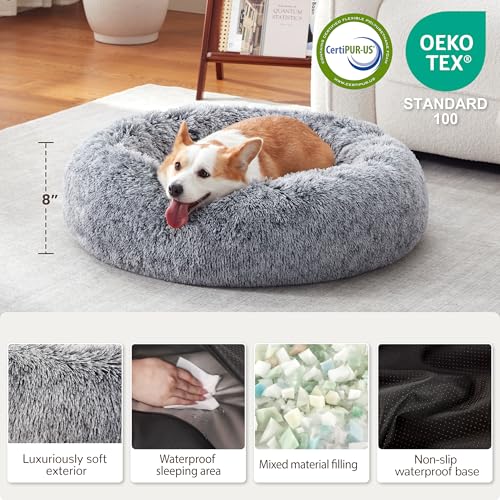 Cute Comfort Pet Bed with Anti-Slip Bottom