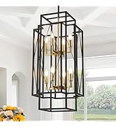 Dining Room Light Fixture/Chandelier Over Table (38inch, 8-Light), Brushed Nickel Kitchen Island ...