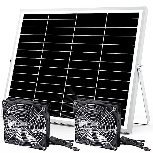 Solar Exhaust Intake Fan Kit