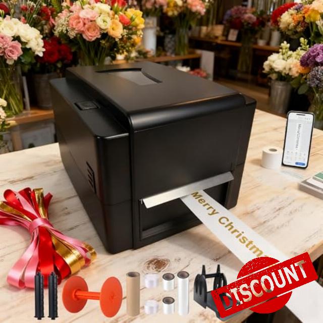 Ribbon Printer Machine for Florist