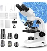 PalliPartners Compound Microscope for Adults & Students - 100X-2000X High-Power Biological Micros...