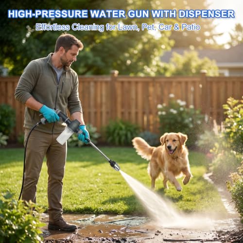 Watering Sprayer for Cleaning Patio Yard Car Pets (A)