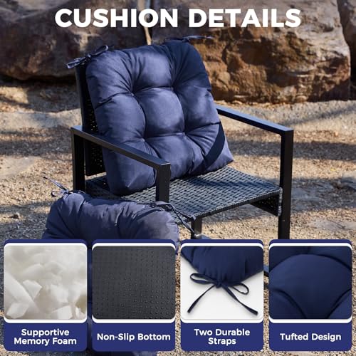 Fade-Resistant Patio Chair Cushion
