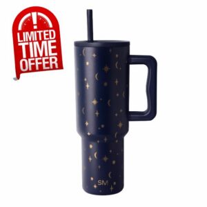 Simple Modern Halloween Tumbler with Handle | 40oz | Stars | Trek Tumbler