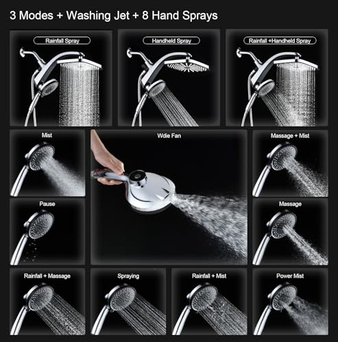 9 Sprays Handheld Showerheads