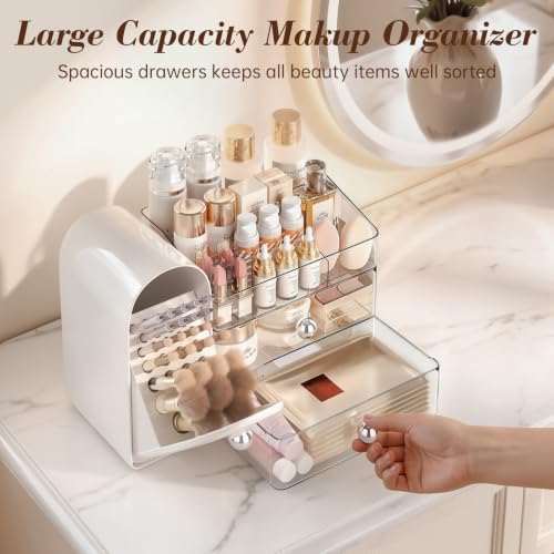 3 in 1 Makeup Organizer with Drawers