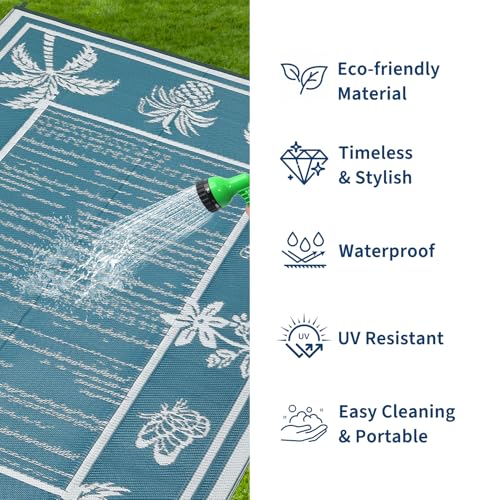 Tropical Leaf Indoor Outdoor Rugs
