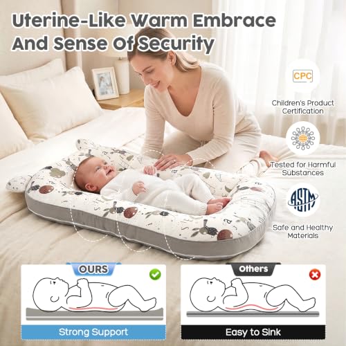 Cotton Infant Support Cushion Breathable Soft Tummy Time Mat