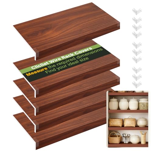 30" W X 16" D PVC Wire Rack Covers for Pantry | PVC Shelf Covers for Wire Shelving
