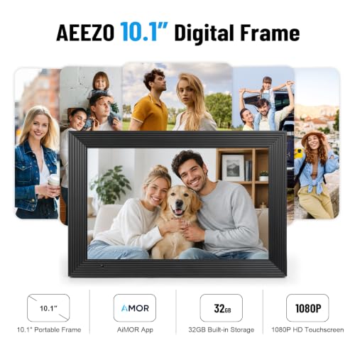 10.1'' WiFi Electronic Photo Frames with 32GB Memory