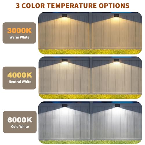 Outdoor Solar Lights with 3 Color Temperatures