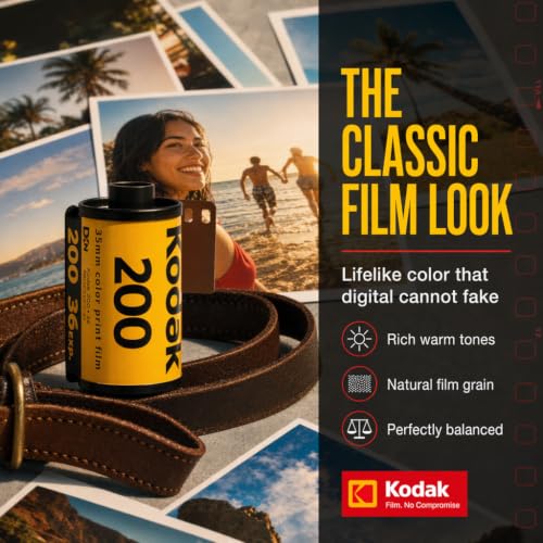 for 35mm Film Camera Includes Tudak Premium Microfiber Cloth