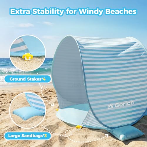 Lightweight & Foldable Play Shade Tent for Beach