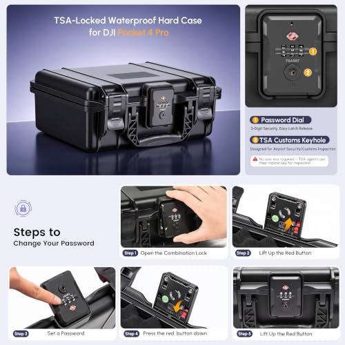 Storage Box for DJI Pocket 3/4/4Pro Creator Combo Accessories