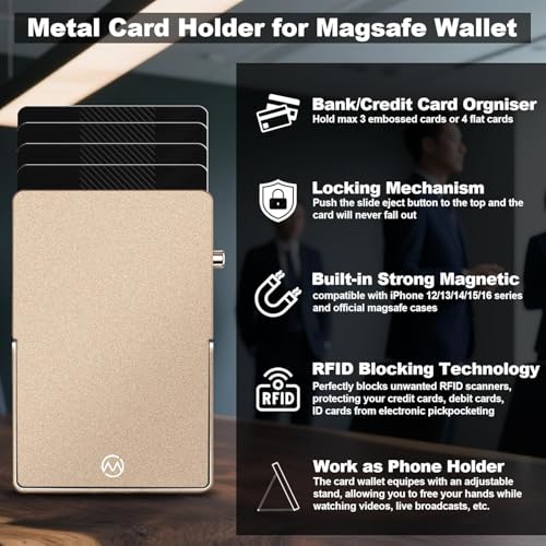 Pop up Phone Card Holder Quick Access to Bank/Credit Cards