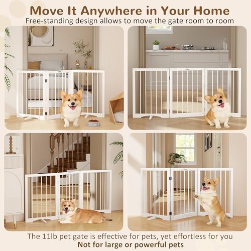 Folding Puppy Gate Easy to Move