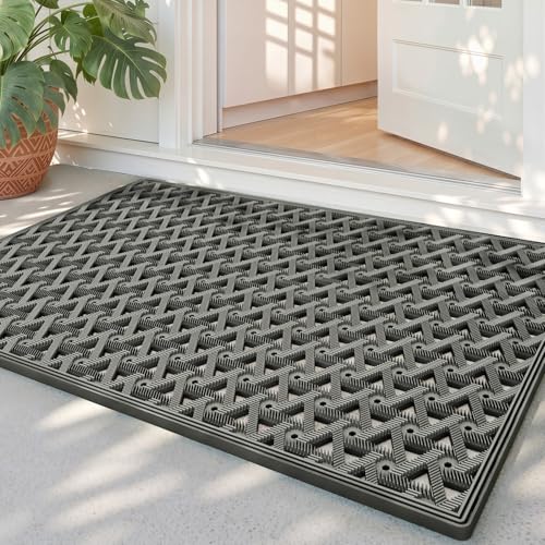 24x36 Rubber Non Slip Dirt Trap Outdoor Doormat