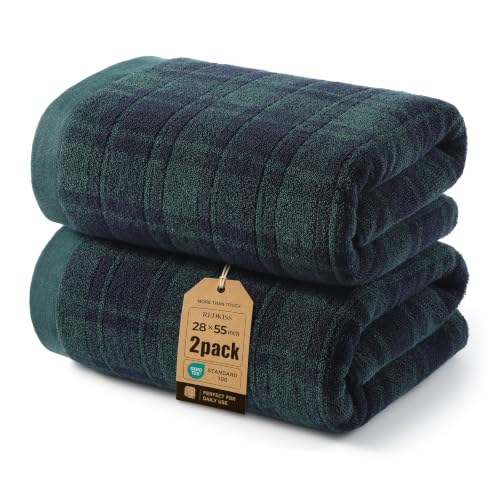 Checkered Towel for Bathroom