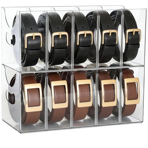 5-Compartment Clear Storage Case Adjustable | for Belts