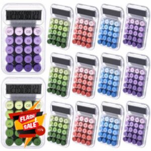 12 Pcs Cute Mechanical Calculator Bulk