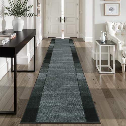 2'6x10 Washable Checkered Kitchen Runners Non Slip