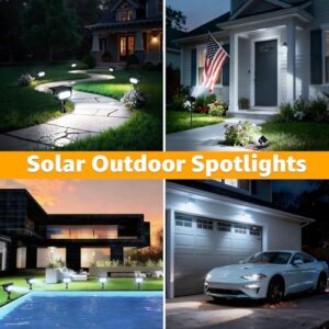 Robot-Style 360° Rotatable Solar Powered Spotlights