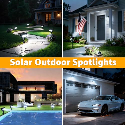 Robot-Style 360° Rotatable Solar Powered Spotlights
