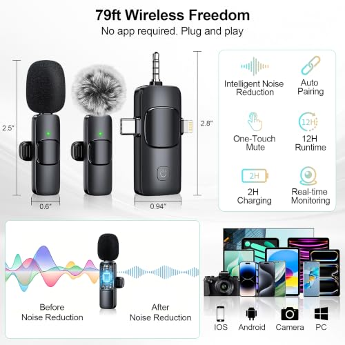 Tripod & Wireless Mic 71" Tripod with light