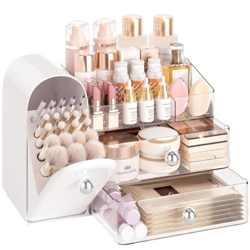 Closed Makeup Brush Holder