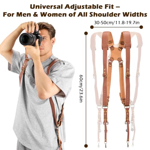 Professional Camera Holster for 2 Cameras