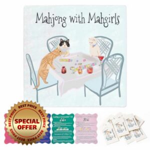 31.5in Large Blue Mahjong Mat，Anti-Slip