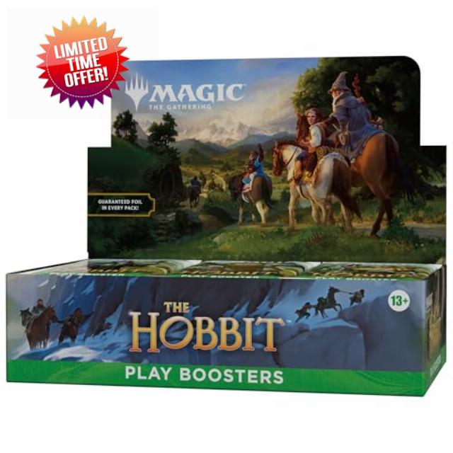 Magic: The Gathering | The Hobbit Play Booster Box | 30 Packs + 1 Foil Box Topper Card | Collectible Trading Card Game