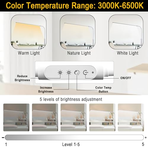 Eye-Caring Light for Salon Manicurist Tattoo Crafts Sewing Work Reading