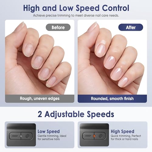 Rechargeable Electric Automatic Nail Clipper for Seniors