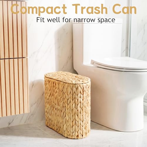 Bathroom Trash Can with Lid