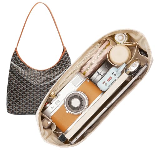 Lightweight Hobo Insert with YKK Zipper Elastic Cup Holder
