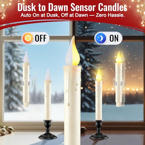 LED Candlestick for Christmas Decor Home