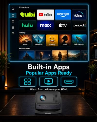 Native 1080P | Built-in Apps
