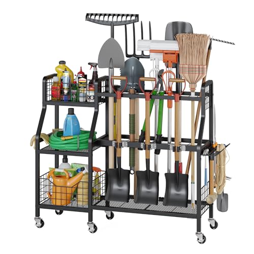 Large Metal Yard Tool organizer