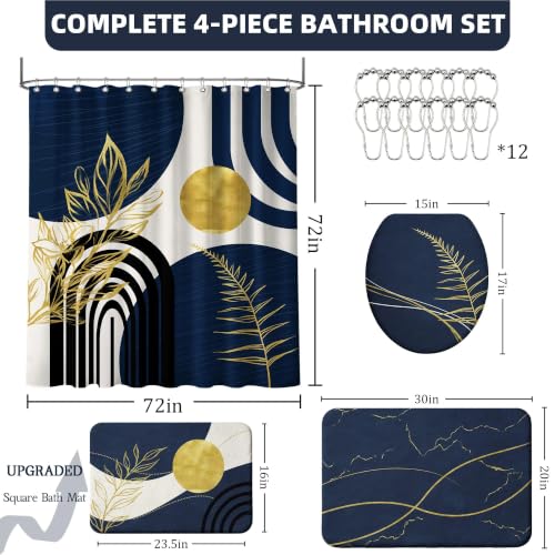 Dark Blue and White Mens Theme