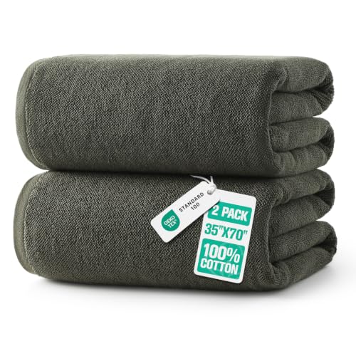 Olive Green Oversized Bath sheets