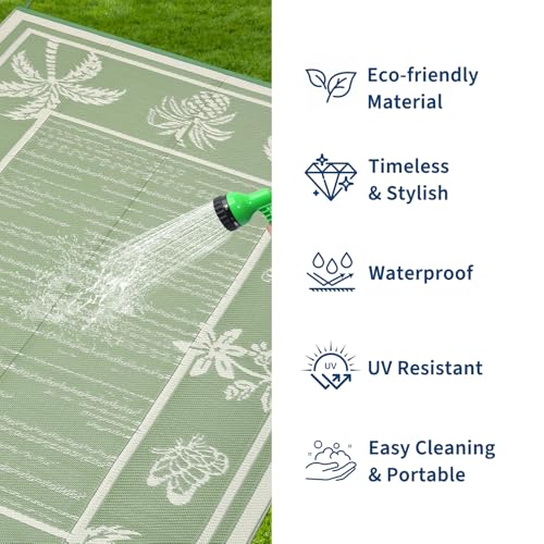 Tropical Leaf Indoor Outdoor Rugs