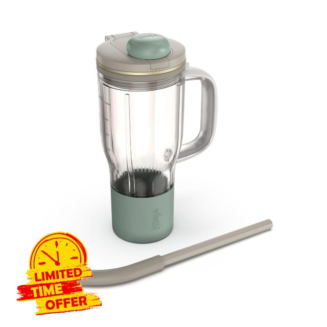 Ninja BlendBOSS 26oz Travel Tumbler & Straw