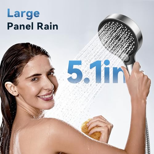 3 Modes Water Softener Shower Head with Detachable Filters