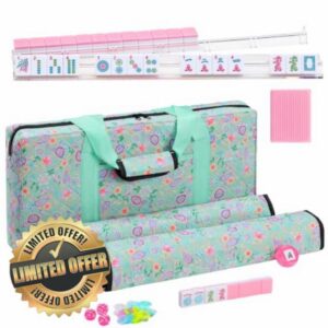 American Mahjong Set with166 Pink Tiles