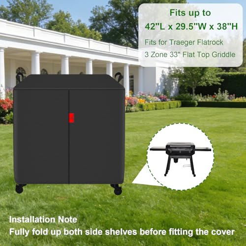 Compared to Traeger BAC751 42" D x 29.5" L x 38" H