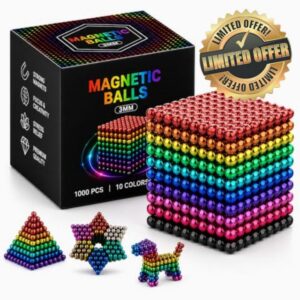 Rainbow Magnetic Balls Building 1000PCS Set