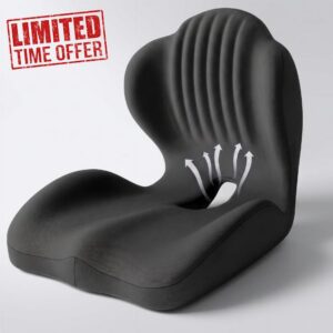 Ergonomic Seat Memory Foam Support Cushion for Back
