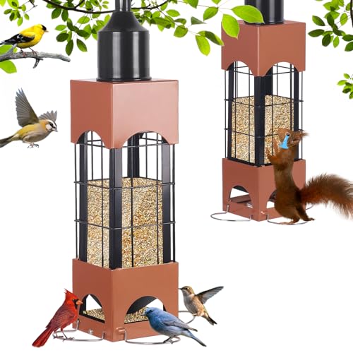 5LB Large Capacity Metal Wild Bird Feeders