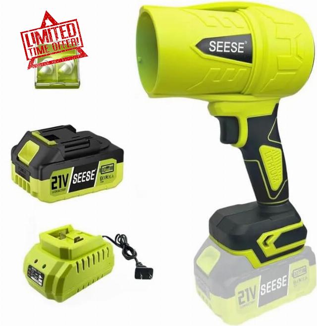 Turbo Jet Leaf Blower: Cordless Leaf Blower for Yard Leaves